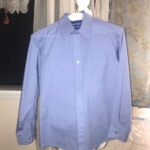 Boys blue dress shirt